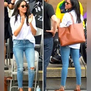 Mother Denim Looker Ankle Fray Jeans in Love Gun